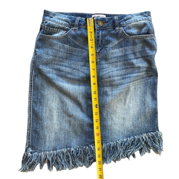 Y2K Look by WilliamRant Justin Timberlake & Trace Ayala Denim Jean Skirt Size 27 - Picture 10 of 11